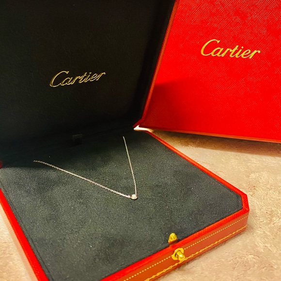 Cartier Jewelry - Cartier d'Amour necklace XS 18K White Gold with box